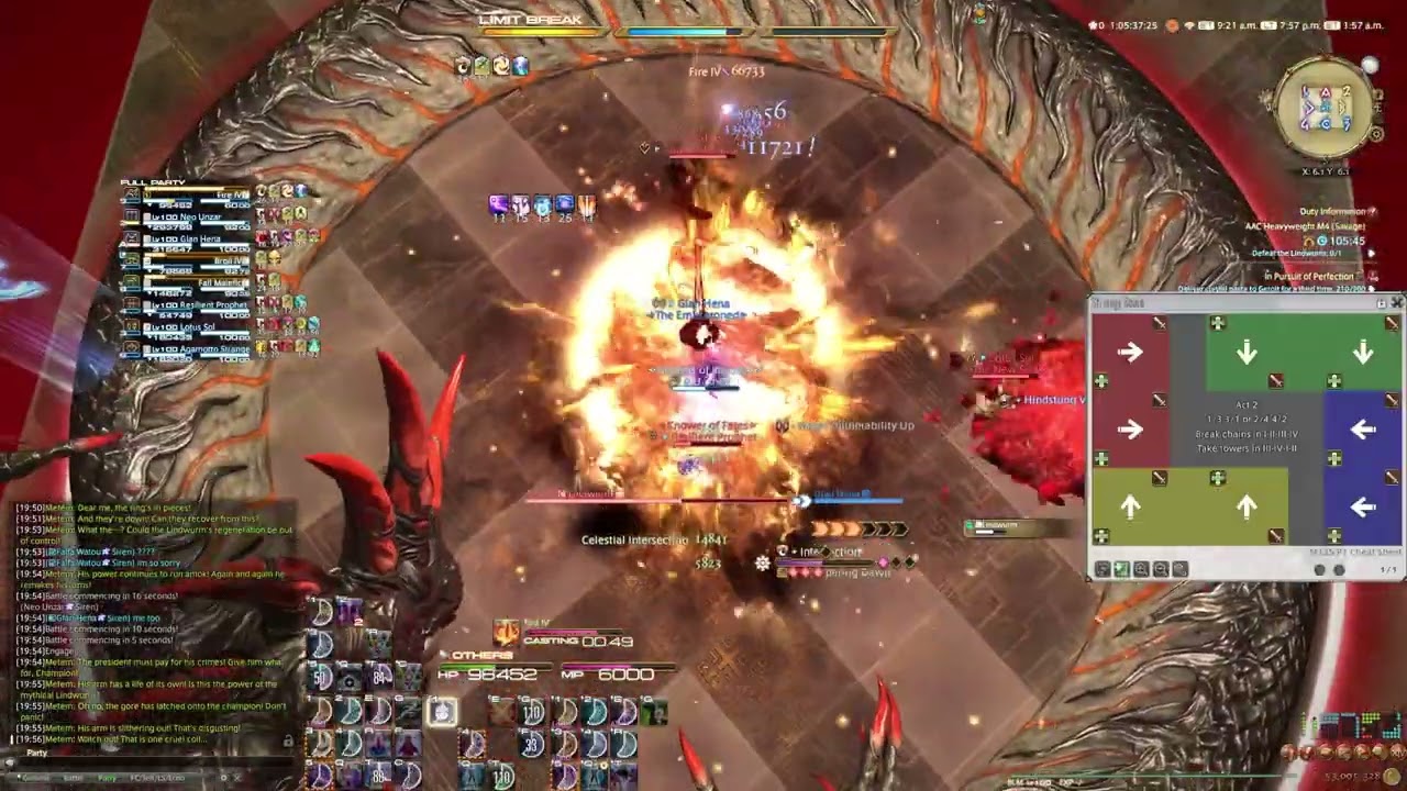 M12s P1 First Clear (BLM POV, 2.45 GCD)
