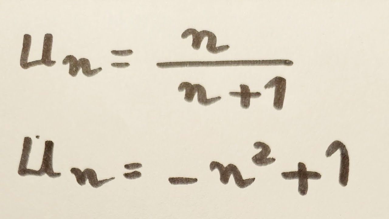 Suite croissante ou décroissante ? Etudier le sens de variation d'une suite..