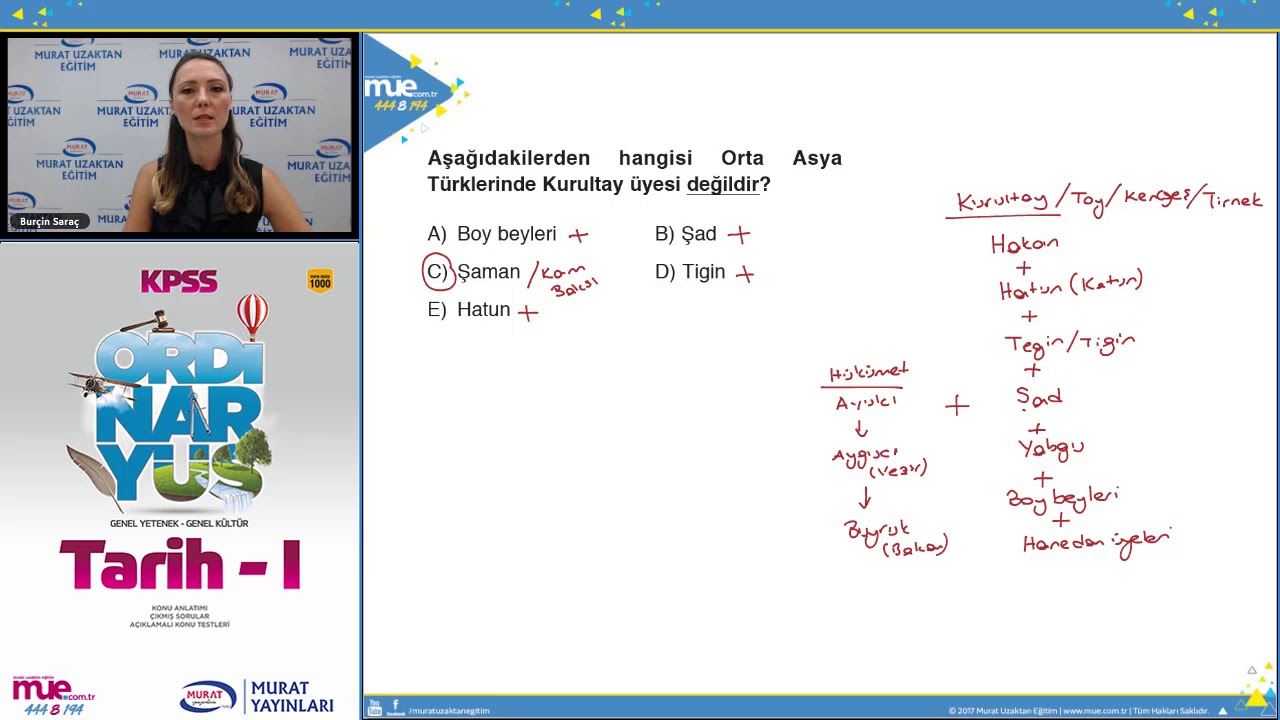 KPSS ORDİNARY&Uuml;S 2019 GY-GK Mod&uuml;ler Set- Tarih -   İslamiyet &Ouml;ncesi K&uuml;lt&uuml;r Medeniyet