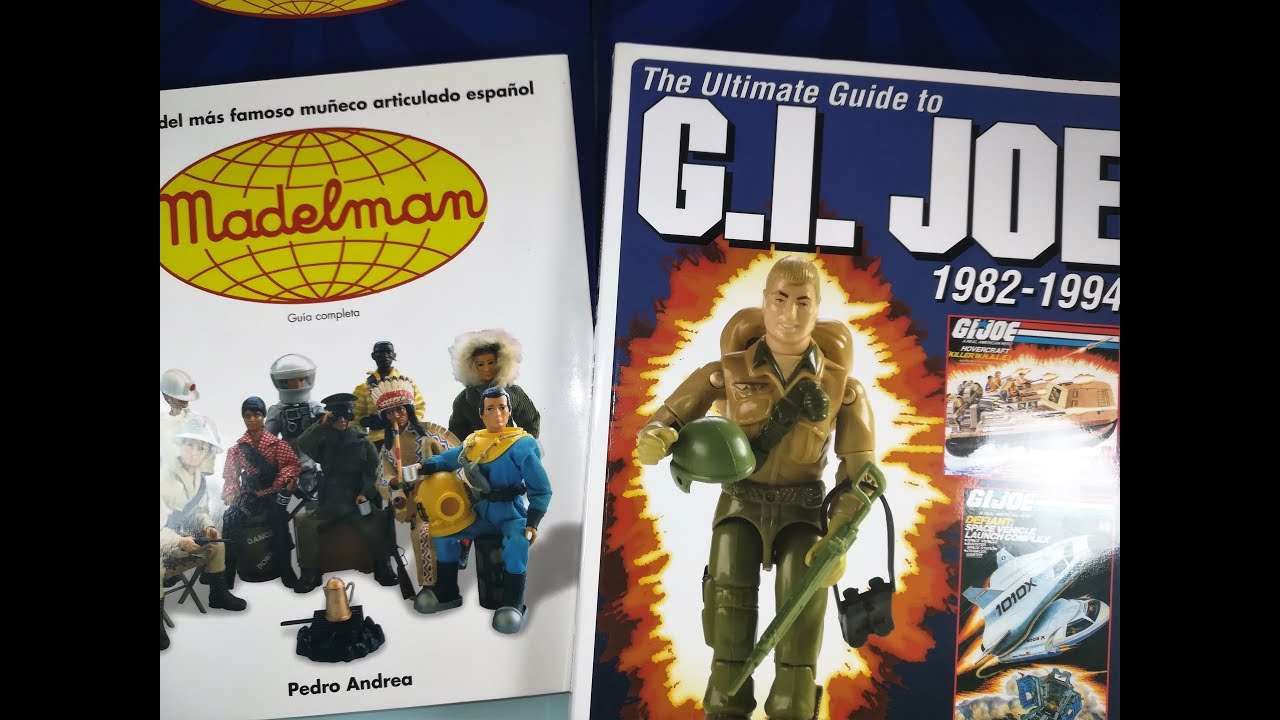 MI COLECCION DE LIBROS DE JUGUETES ANTIGUOS Y VINTAGE PARTE I - MADELMAN Y GI JOE
