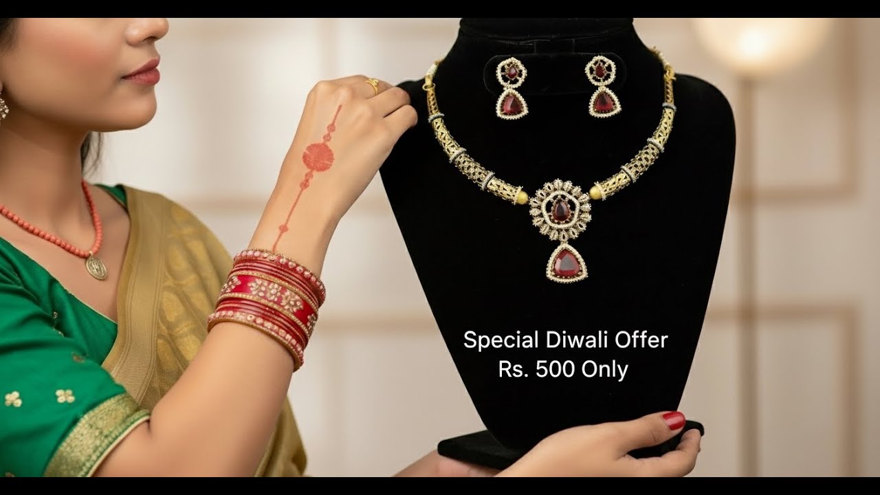 Special Diwali Antique Necklace Offer Sale