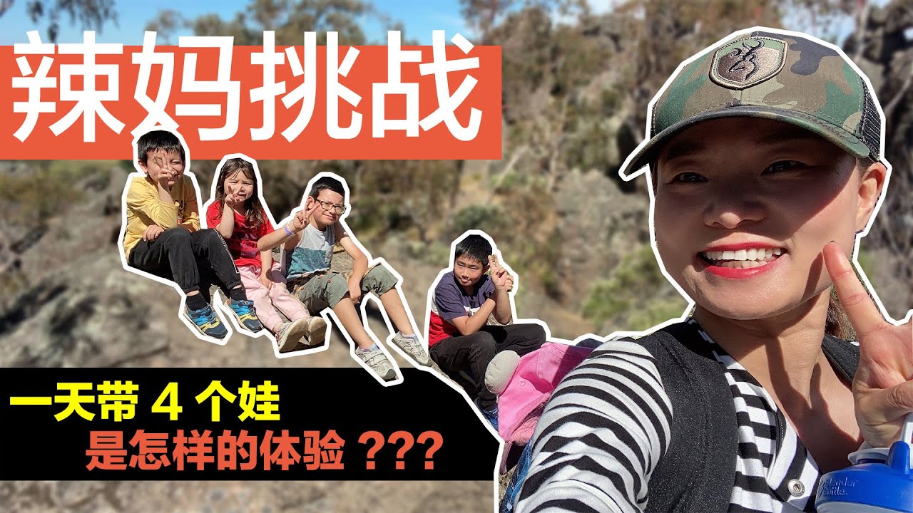 「vlog」一个人带4个孩子出游是怎样的体验！｜悬岩维多利亚｜澳洲假期生活｜分享教育理念｜Hanging Rock