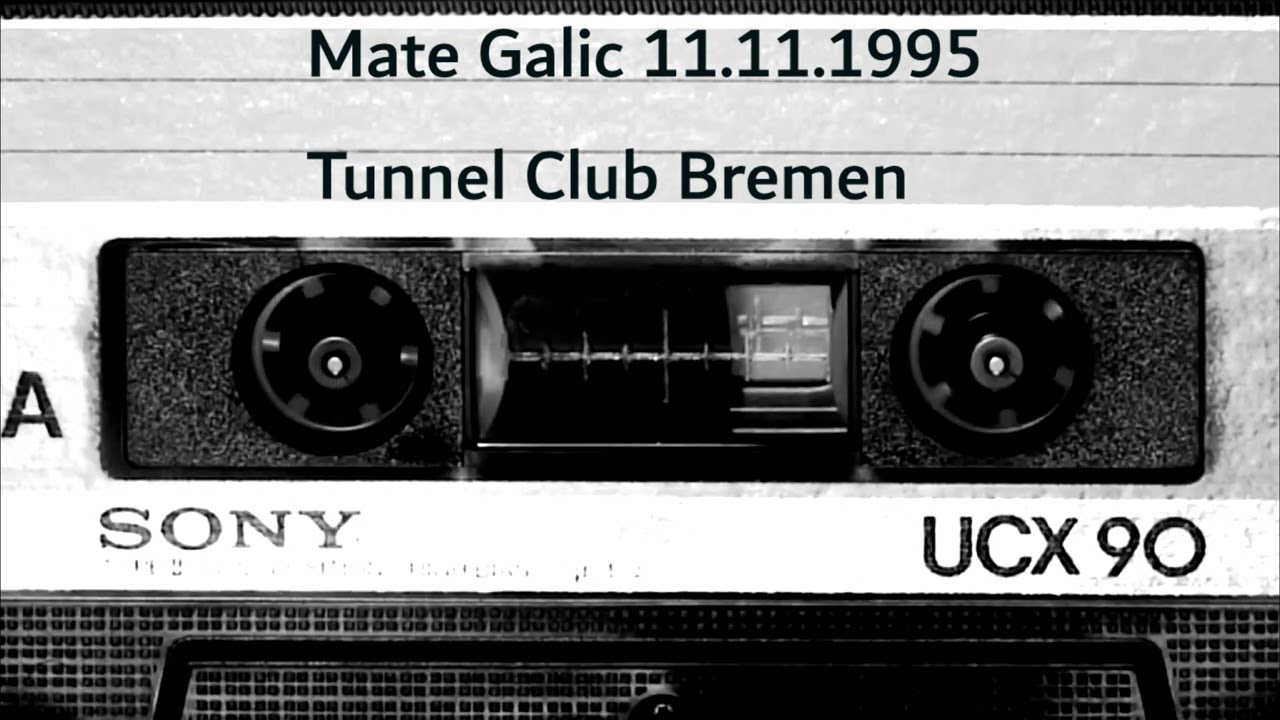 90s Oldskool Techno Set/ DJ Mate Galic 11 11 1995 @ Tunnel Club Bremen