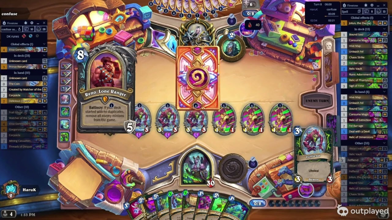 Wild Spell DH vs Reno DK - Lost City of Ungoro