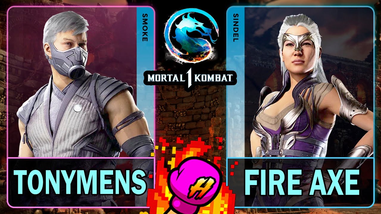 MK1 Tonymens (SMOKE) VS Fire Axe (SINDEL)🥊Mortal Kombat 1🥊4K 60ᶠᵖˢ