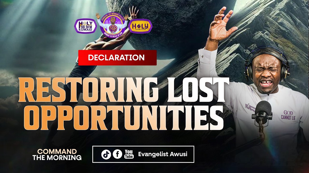 DECLARATION - RESTORING LOST OPPORTUNITEIS