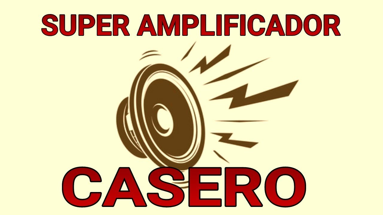 simple and powerful homemade amplifier//amplificador simple y potente casero