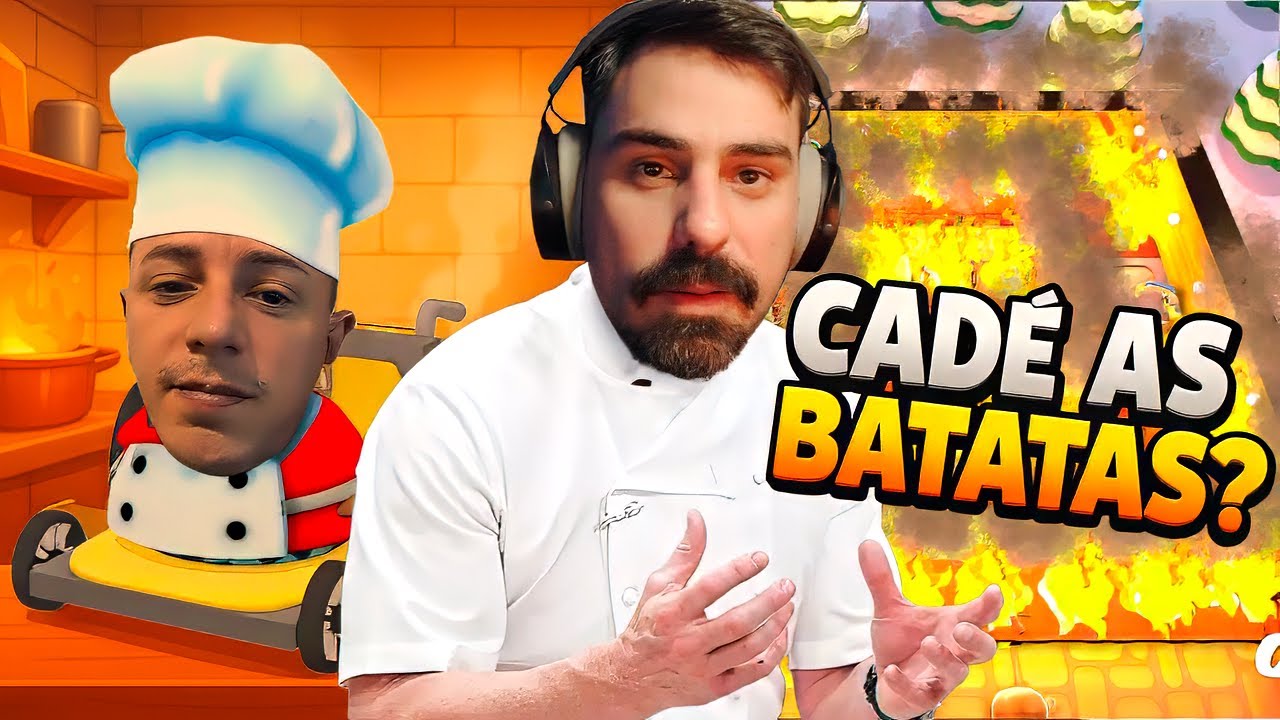 COZINHA ESTÁ PEGANDO FOGO! Jogando Overcooked 2 com os amigos!