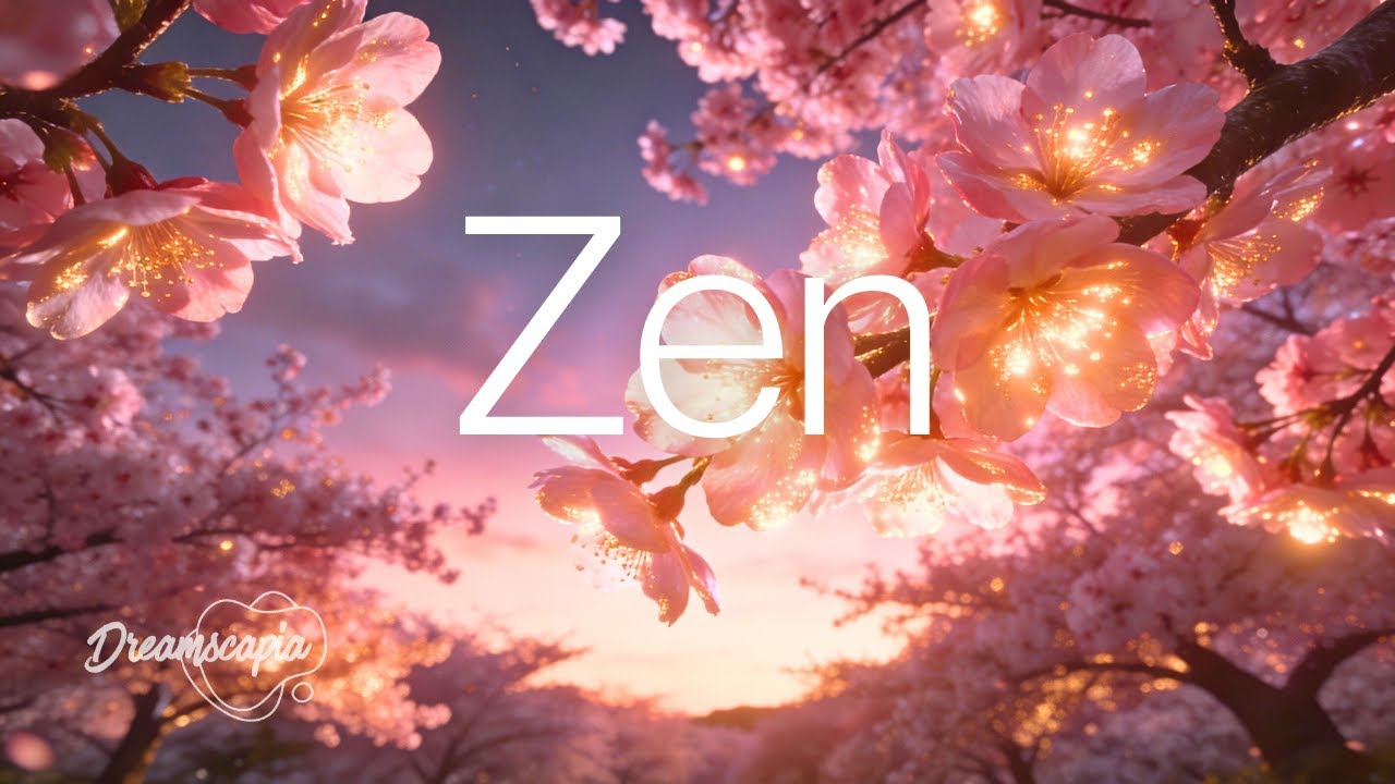 Japanese Cherry Blossom Ambience & Zen Music [15 Min] 🌸 Relaxing Spring Garden