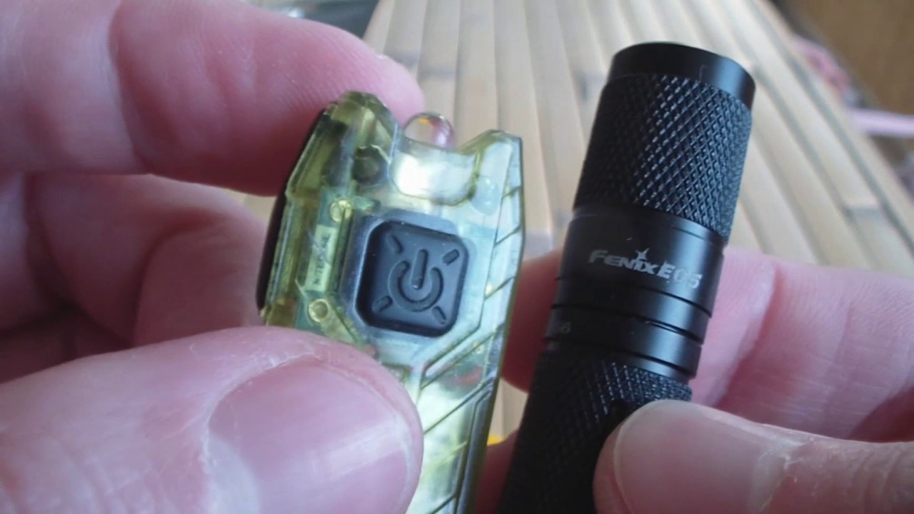 Fenix E 05 Обзор и сравнение с Nitecore Tube