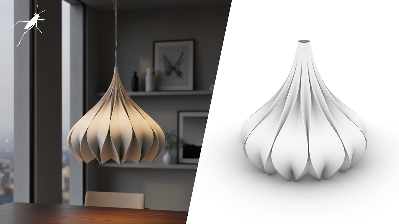 Параметрический подвесной светильник в Grasshopper | Учебное пособие