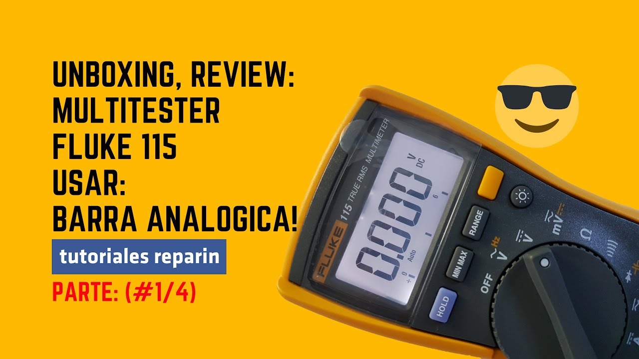 🔴 REVIEW MULTIMETRO FLUKE 115 (#1/4) BARRA ANALOGICA