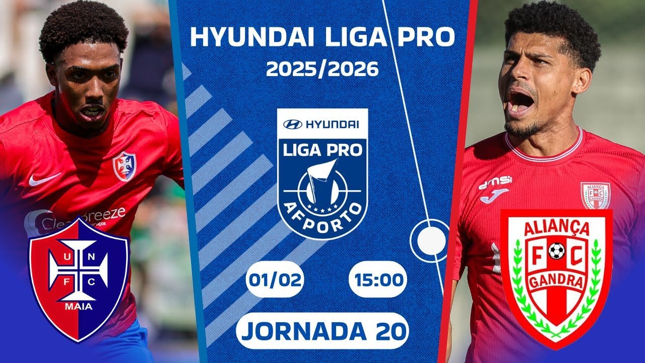 🔵 AO VIVO | Uni&atilde;o Nogueirense FC 🆚 Alian&ccedil;a FC Gandra | 20.&ordf; Jornada HYUNDAI LIGA PRO ⚽️