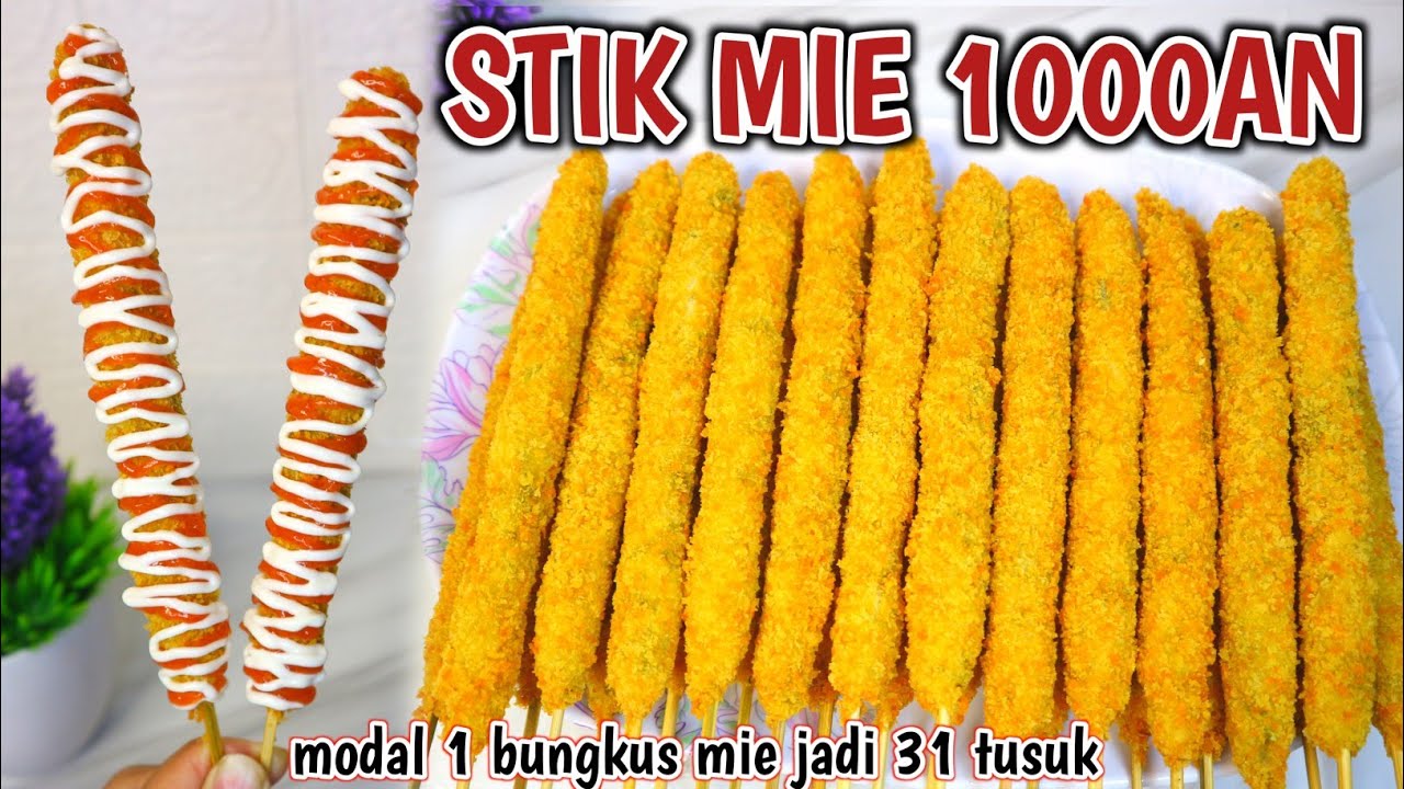 YUK BIKIN BOCIL BOLAK-BALIK KE WARUNG!! STIK MIE SUPER ENAK IDE JUALAN 1000AN LARIS MANIS