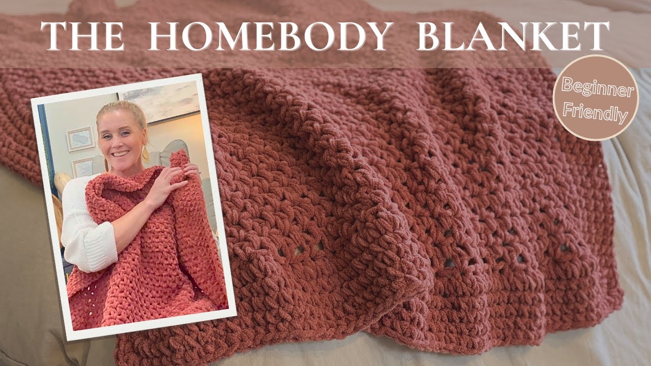 Свяжите крючком это быстрое и уютное покрывало | Очень объемное + подойдет для начинающих!