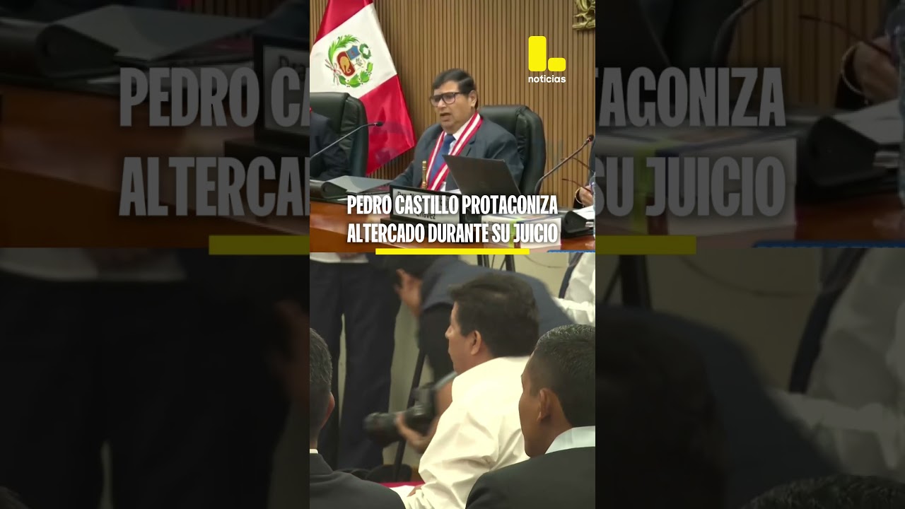 🚨 &iexcl;As&iacute; fue el altercado entre Pedro Castillo y juez!