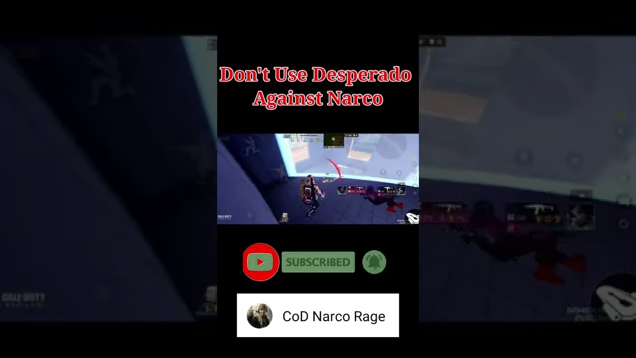 Don't Use Desperado Class Against @CoD Narco  #cod #codm #codnarcolive #battelroyal #funny #blackout