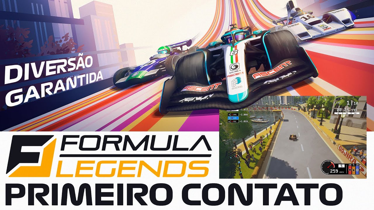 Esse Joguinho de Corrida ME SURPREENDEU! | Formula Legends DEMO