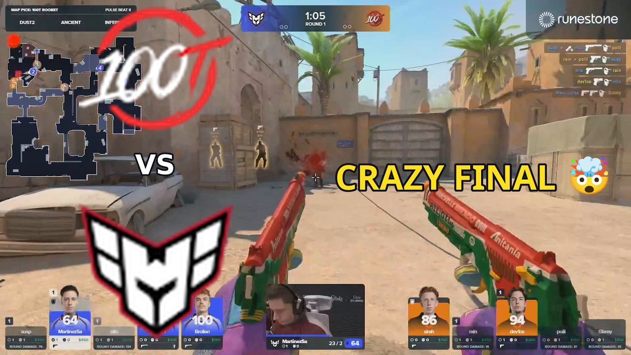 100 Thieves vs HEROIC - HIGHLIGHTS | Stake Pulse Beat II Grand Final