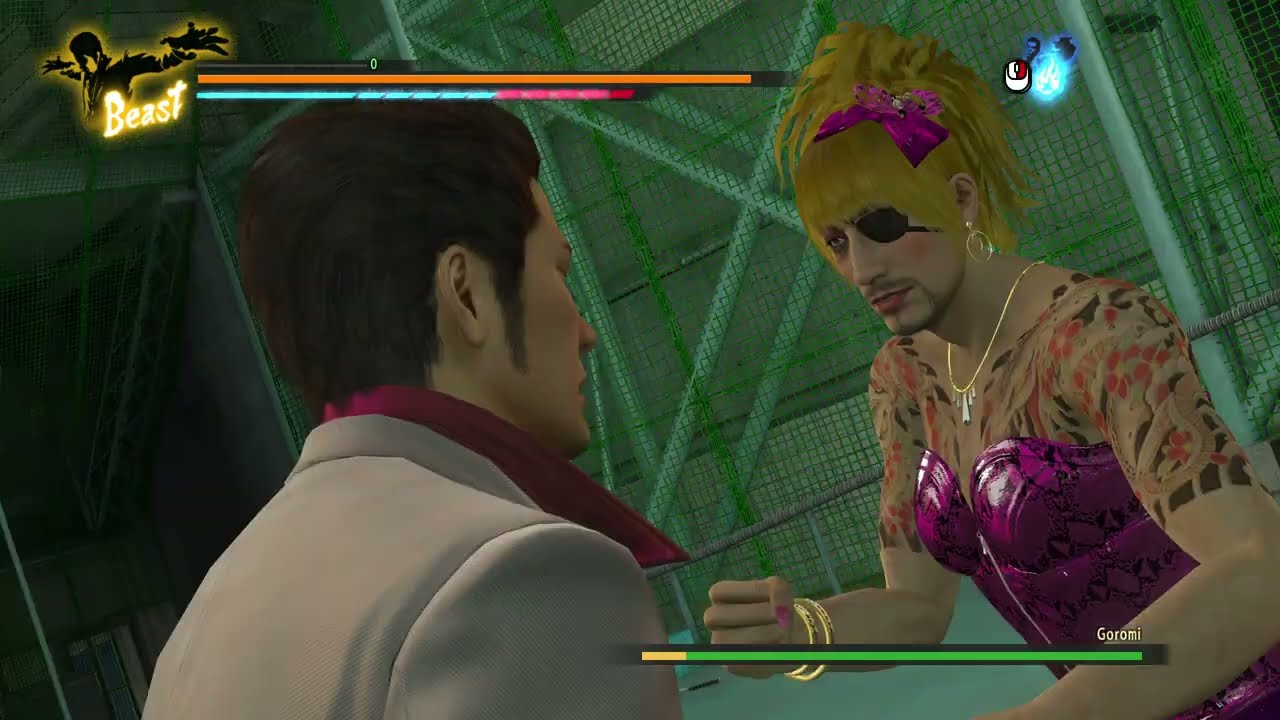 majima gets put to sleep 4 times in a row