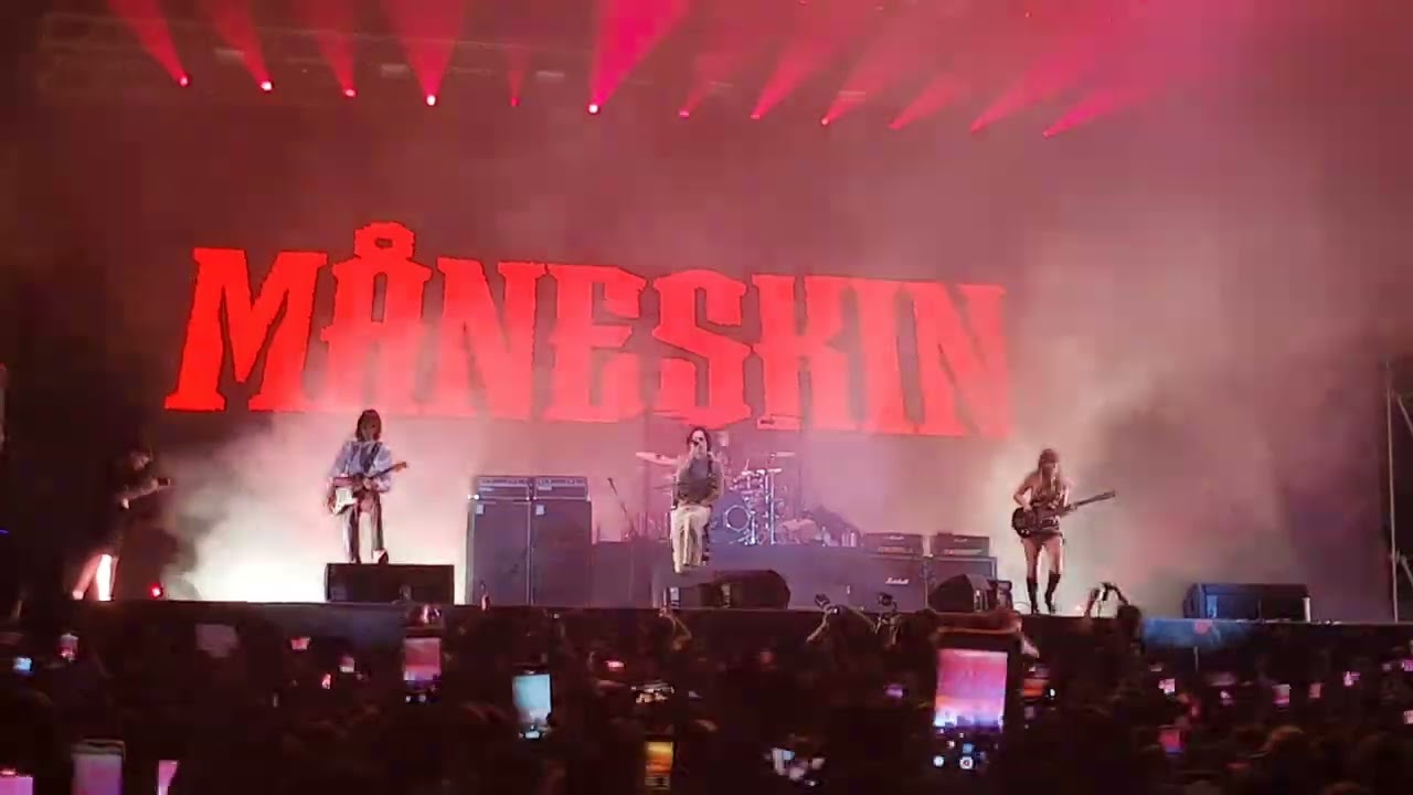 Maneskin Istanbul Live - MAMMAMIA - Küçükçiftlik Park - 23/07/2022