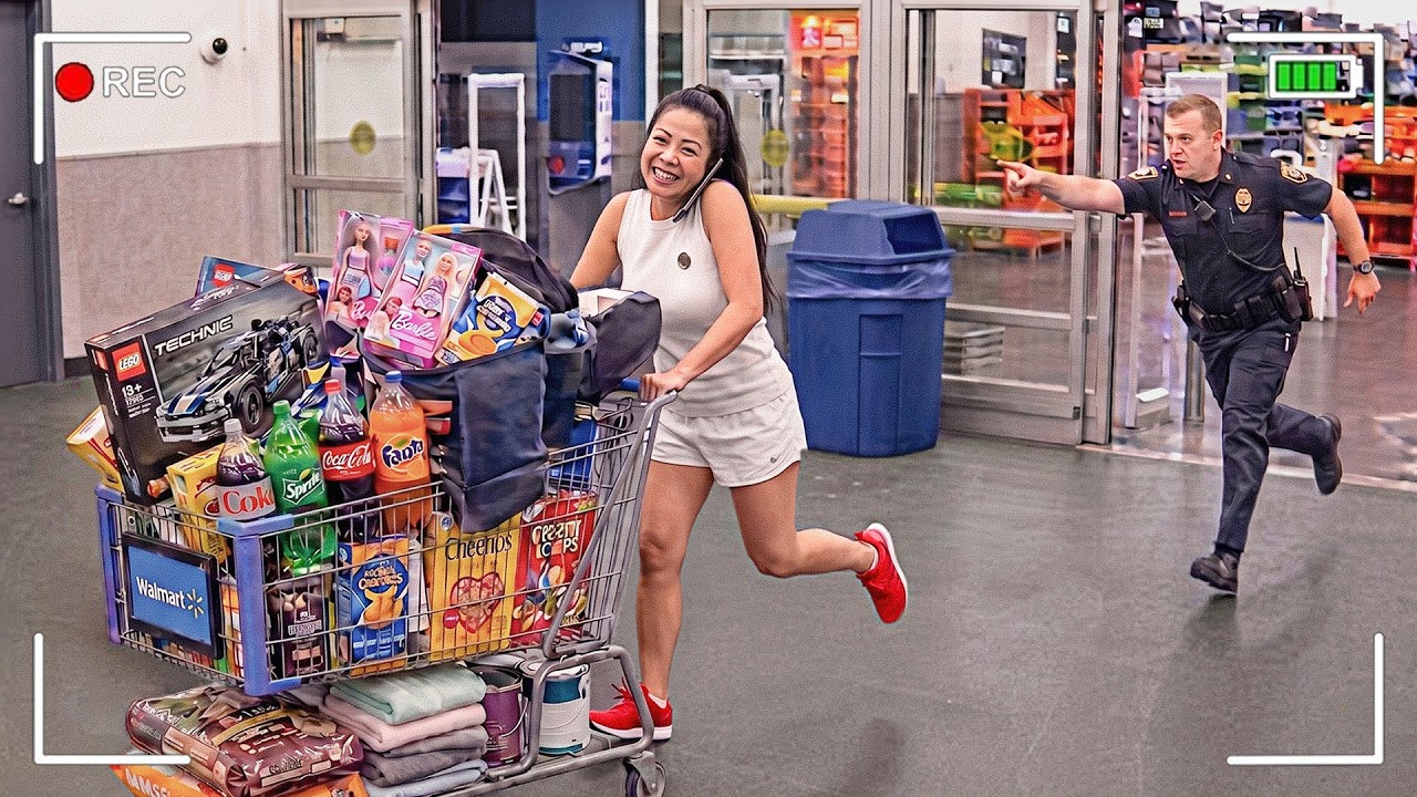Cops Catch a DUMB Walmart Woman Pushing Her Luck
