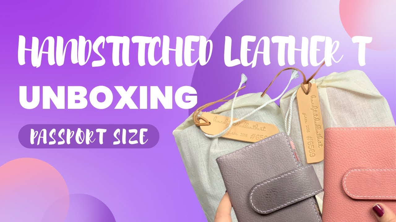 HandStitchedLeatherT Unboxing: Passport Cover with Chunky Magnetic Closure