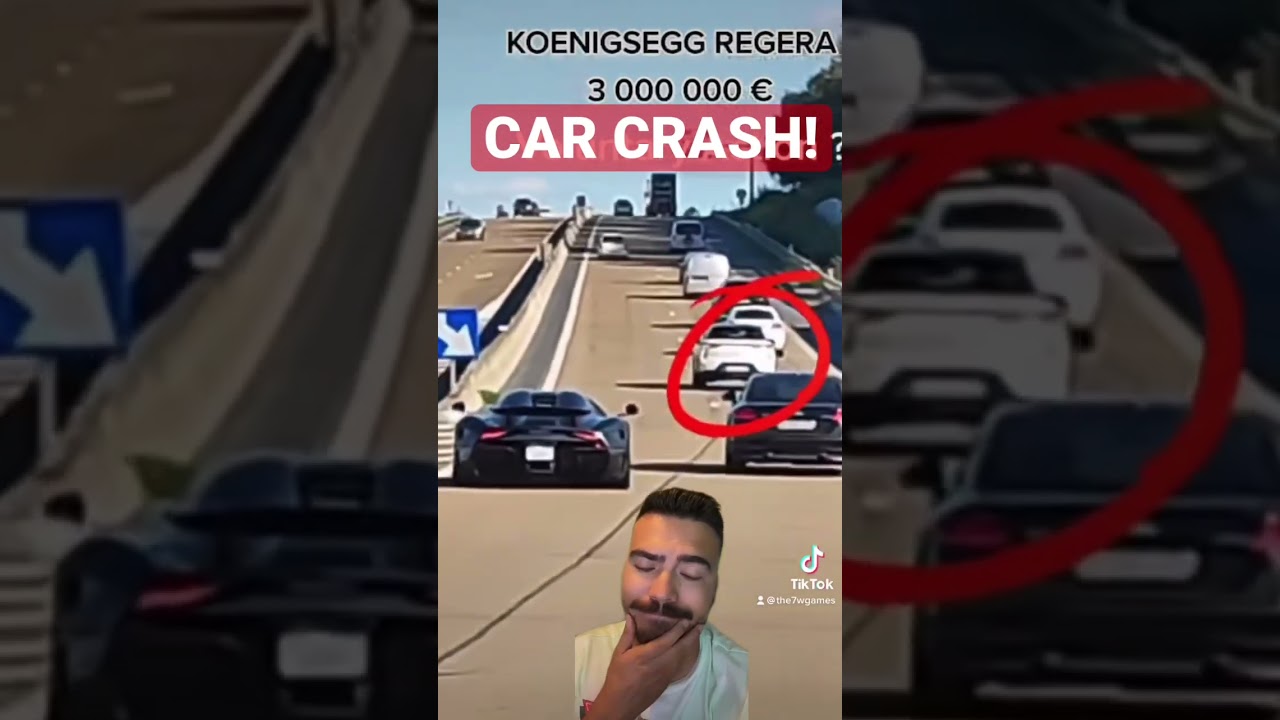 KOENIGSEGG CRASH CLOSE CALL