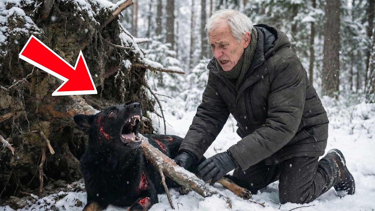 Ein sterbender Deutscher Schäferhund im Schnee veränderte das Schicksal dieses Mannes für immer.