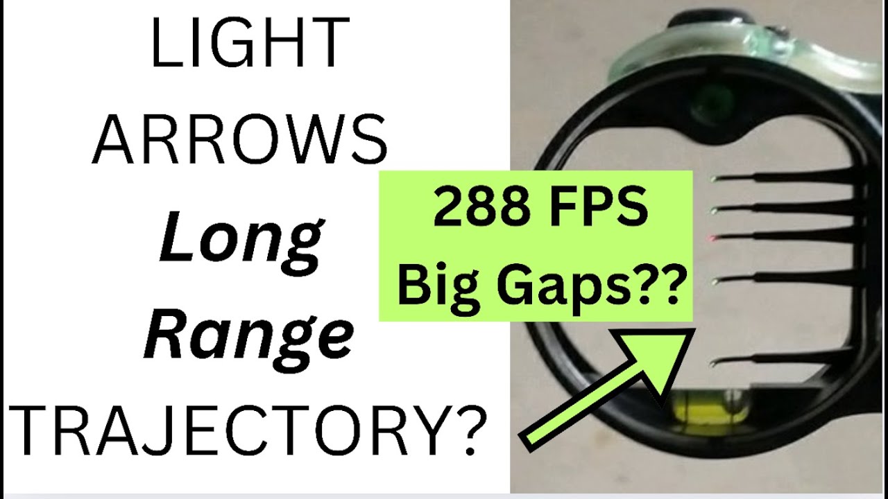 Heavy Arrow Trajectory vs Light 