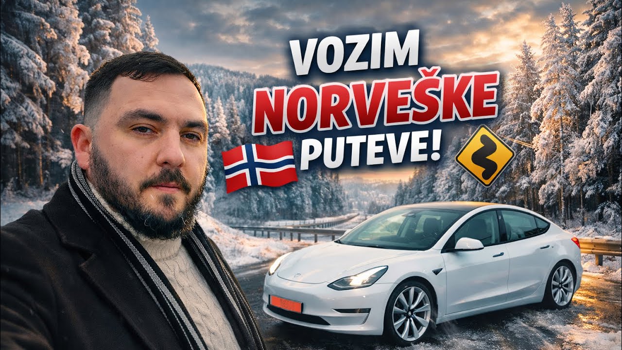 Teslom kroz Norvešku do Srbije | Model 3 LR AWD (2021) – Neočekivani problemi na putu!