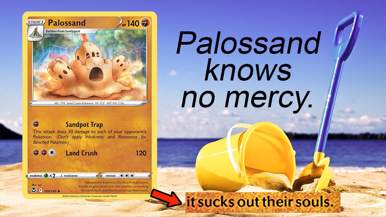 Spread damage, bury opponents and suck out their souls (wait, WHAT?) with Palossand