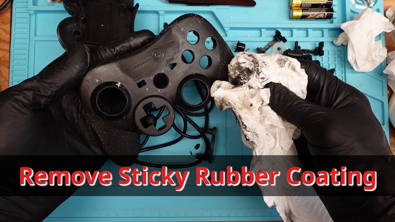 Removing Rubber Coating