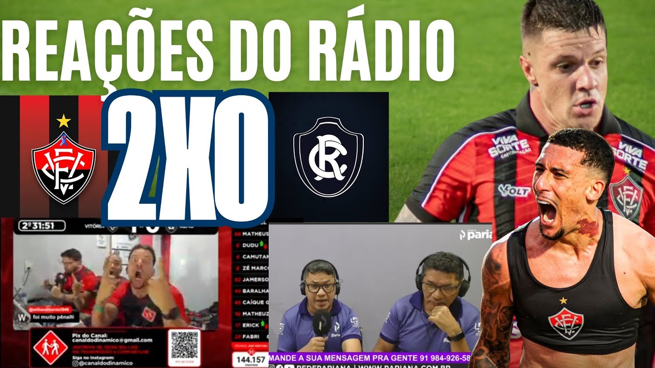 Reações do Rádio|Alegria dos Baianos e tristeza dos Paraenses|Vitória 2x0 Remo|1° Rodada