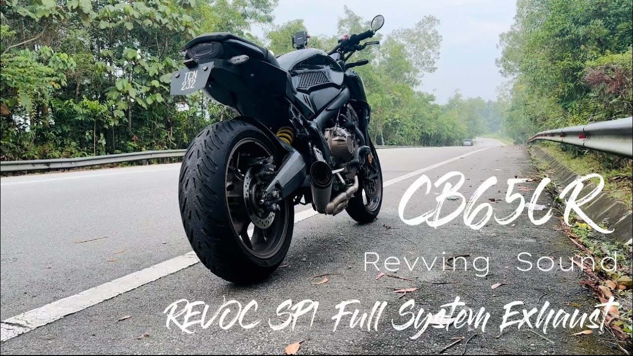 Honda CB650R - REVOC SP1 Full System Exhaust (Revving Sound)