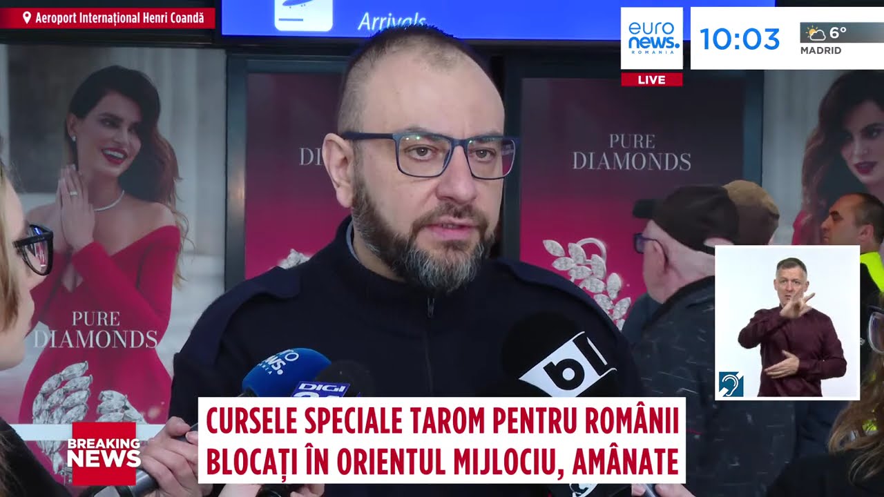 36 de curse anulate. Situația zborurilor în contextul conflictului dintre SUA, Israel și Iran