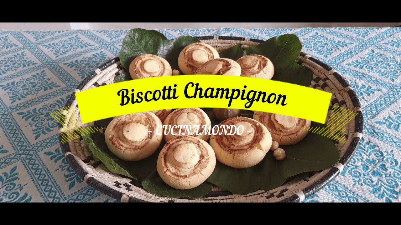 Biscotti Champignon - Sembrano dei veri funghi