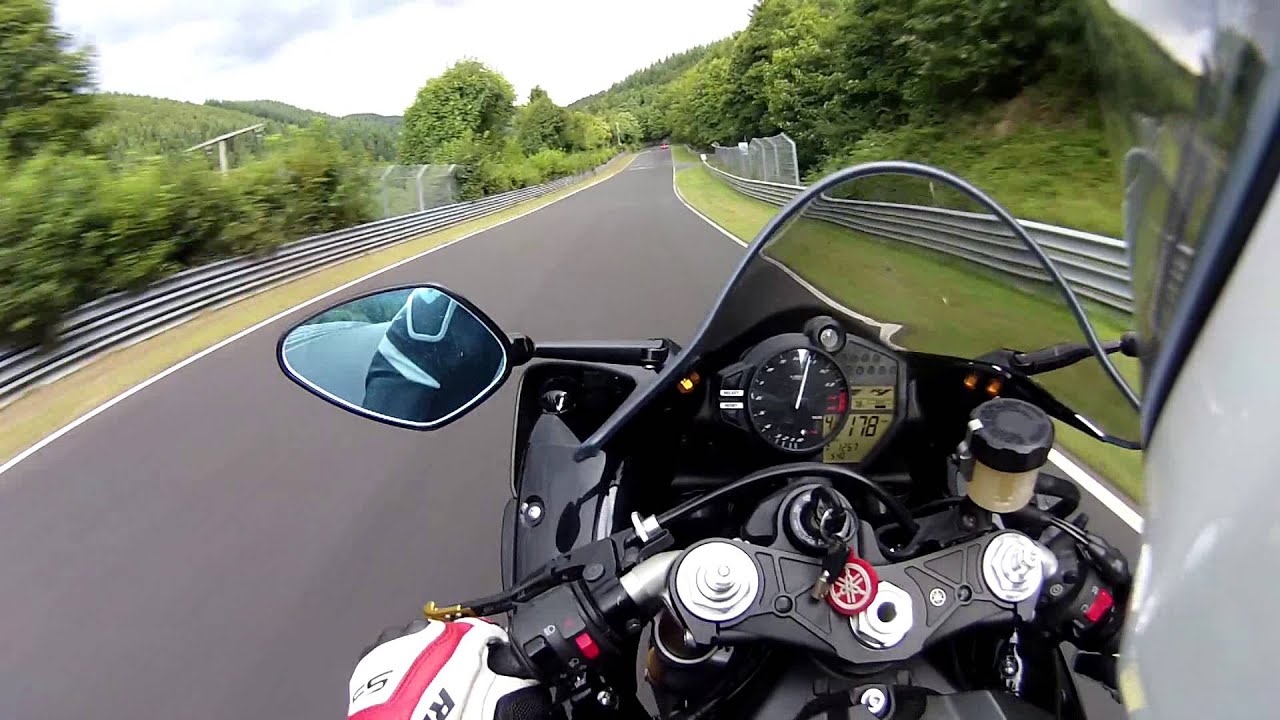 PRIMO GIRO al Nürburgring Nordschleife ON BOARD YAMAHA R1 14/08/2013