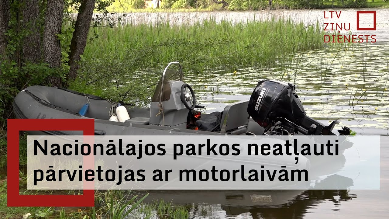 Motorlaivas Gaujas Nacionālajā parkā joprojām brauc, kaut tas aizliegts jau vairāk nekā 20 gadu