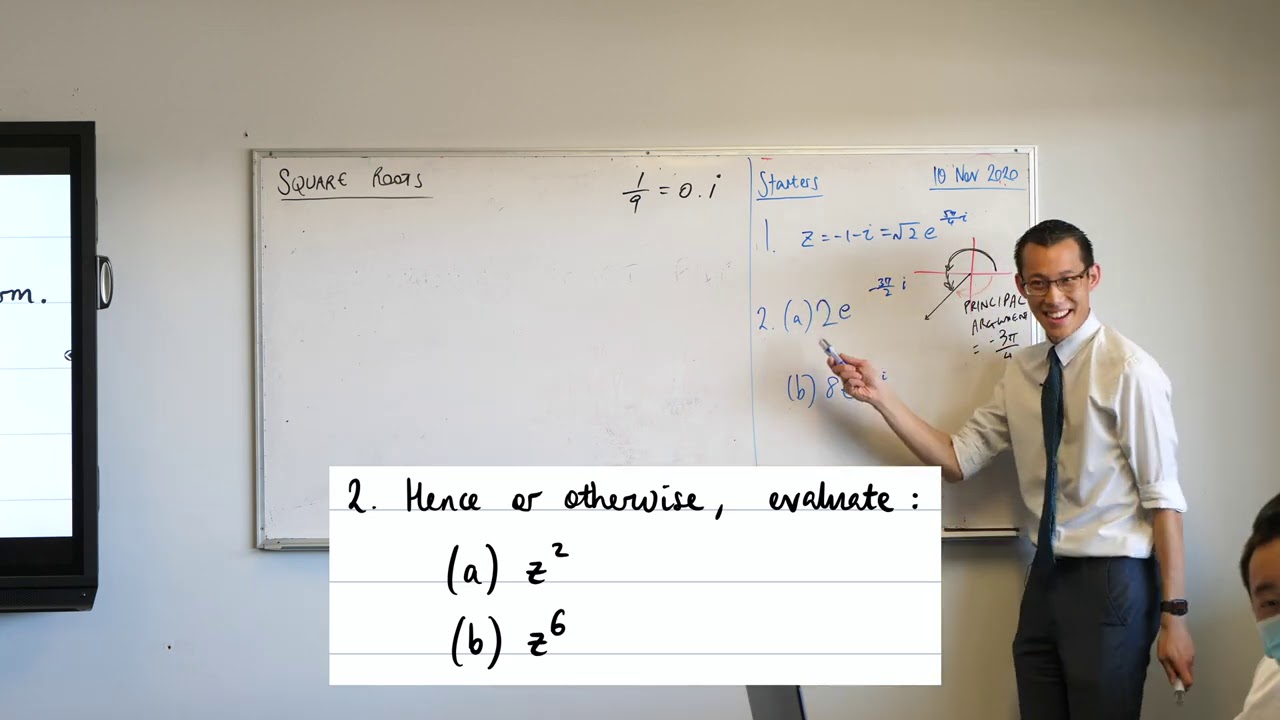 Square Roots of a Complex Number (1 of 3: Review questions)