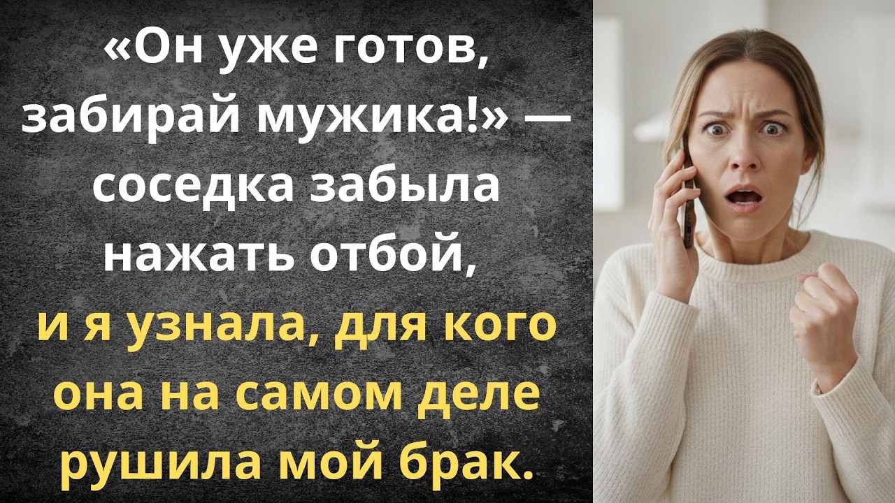 Случайный звонок спас мой брак | Истории из жизни