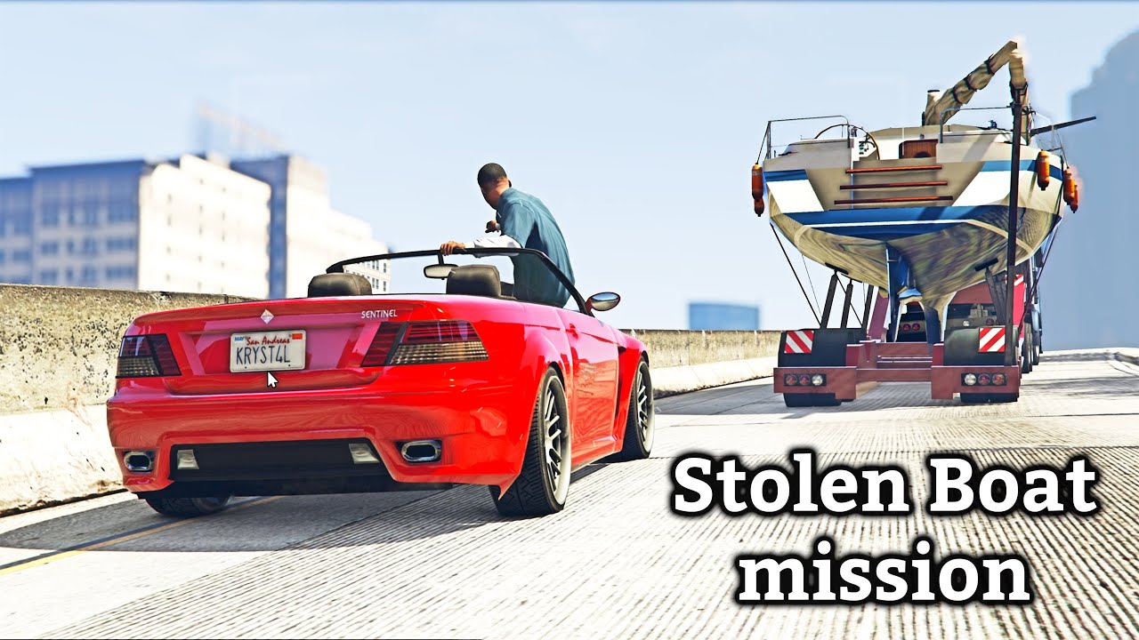 Let's Play GTA 5 Stolen Boat Walkthrough 