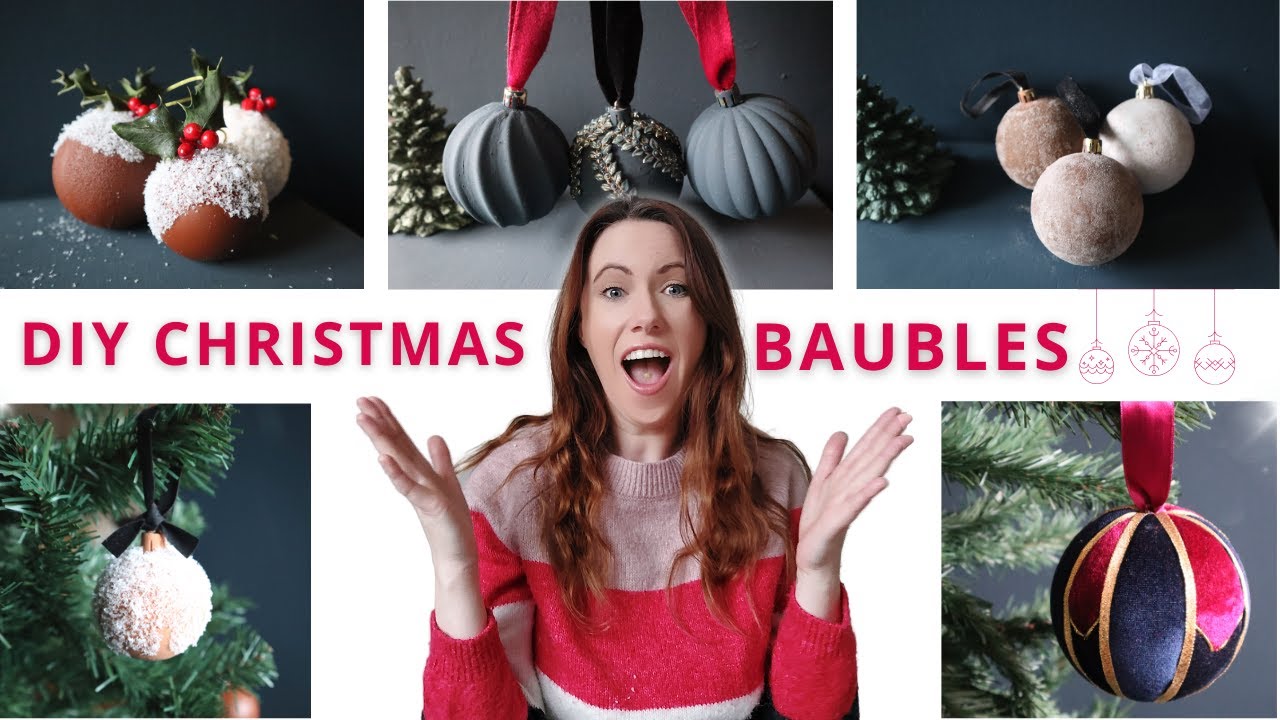 Revamping old Christmas baubles and creating new ones!