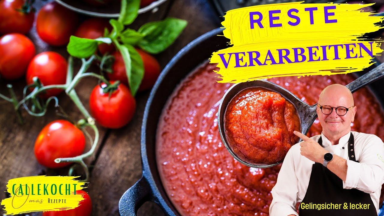 Besser Reste verarbeiten: Überreife Tomaten? Trick für die perfekte Soße!