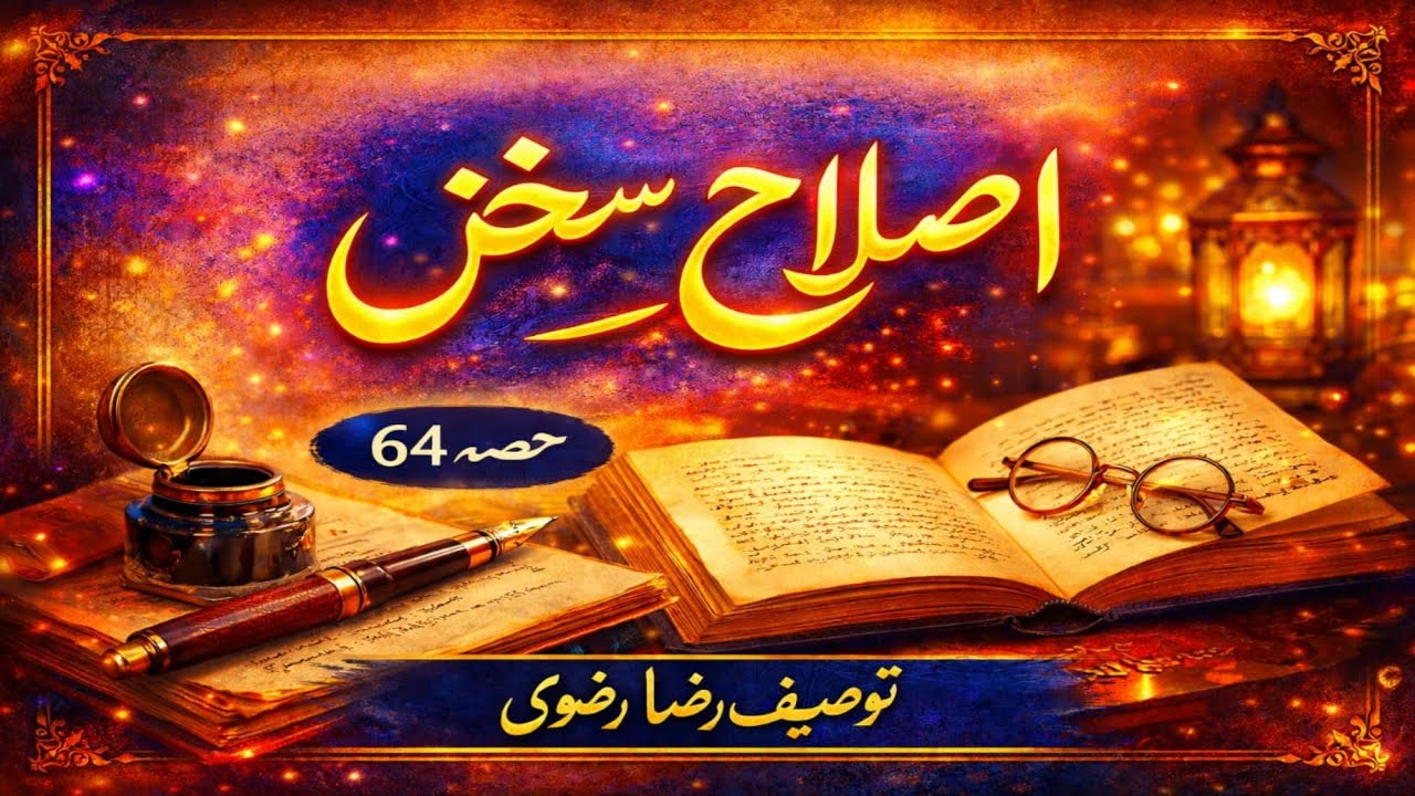 اصلاحِ سخن | Urdu Poetry Masterclass | Shayari Tips Part 64 | Tawseef Raza Razvi | Islah e sukhan