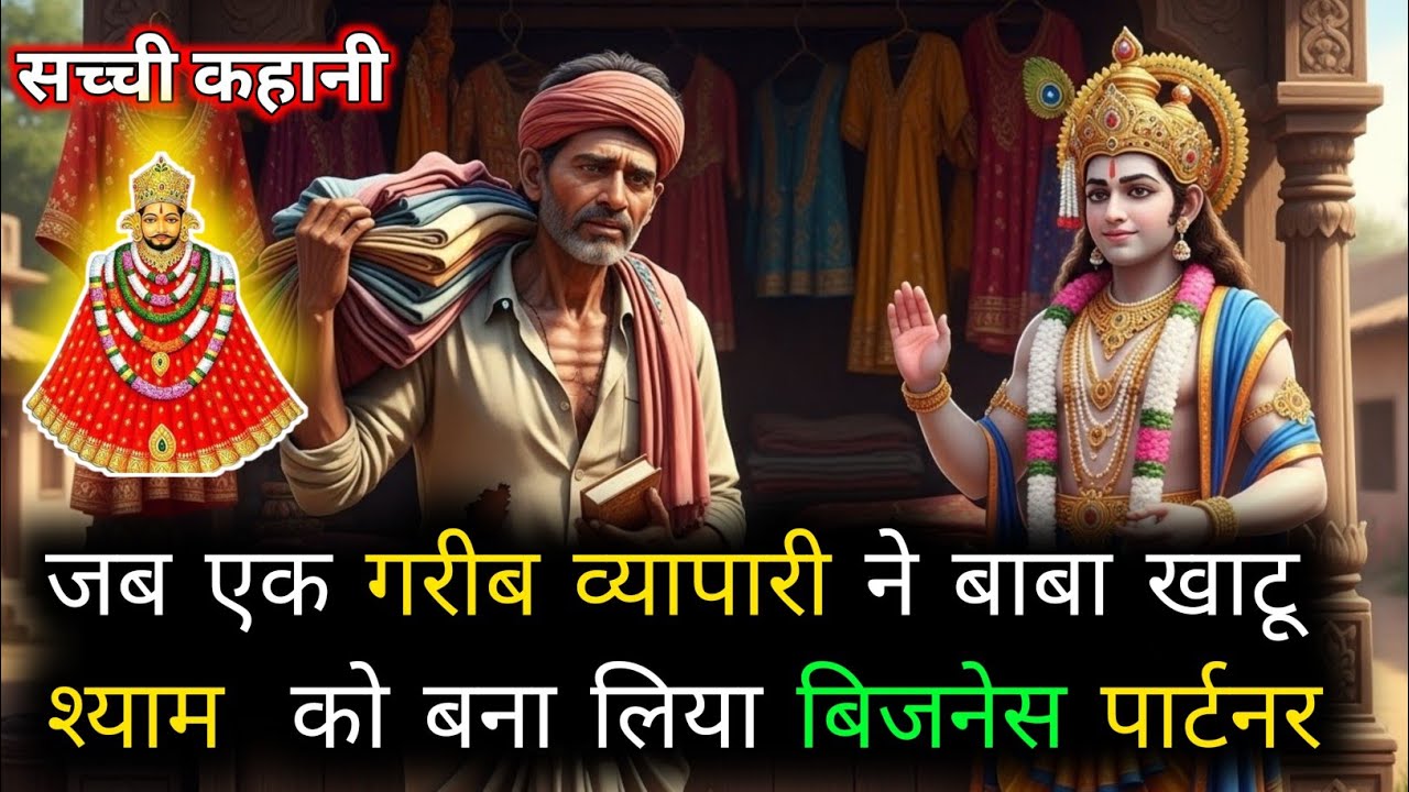  जब एक गरीब व्यापारी ने बाबा खाटू श्याम को बना लिया बिजनेस पार्टनर | सच्ची कहानी | #khatuwalashyam 