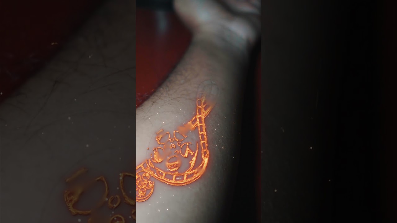 Tattoo VFX: Ink Transforms into Flames #TattooVFX #FireTransition #AfterEffects #SpecialEffects