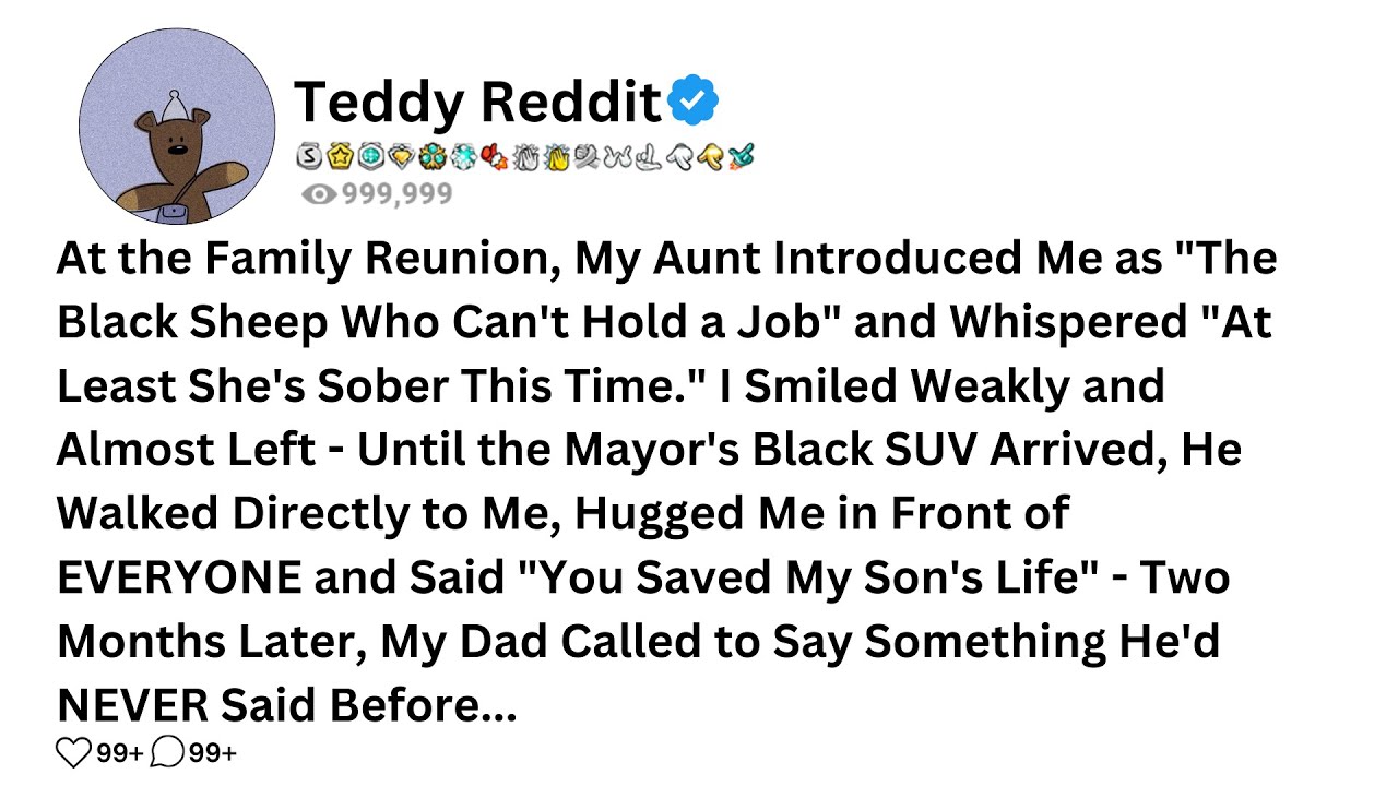 At the Family Reunion, My Aunt Introduced Me as 