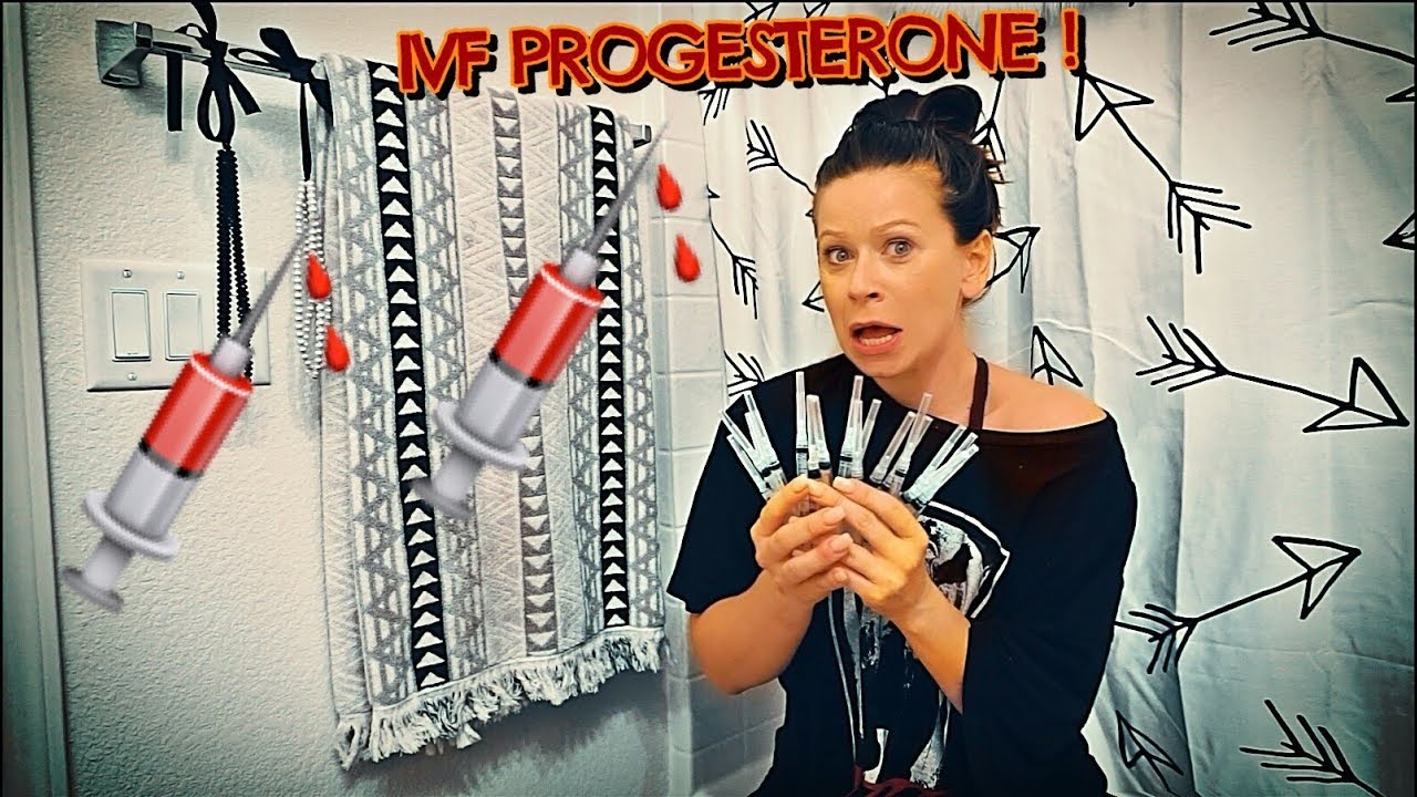 IVF PROGESTERONE INJECTIONS | OUR IVF JOURNEY (Part 9)