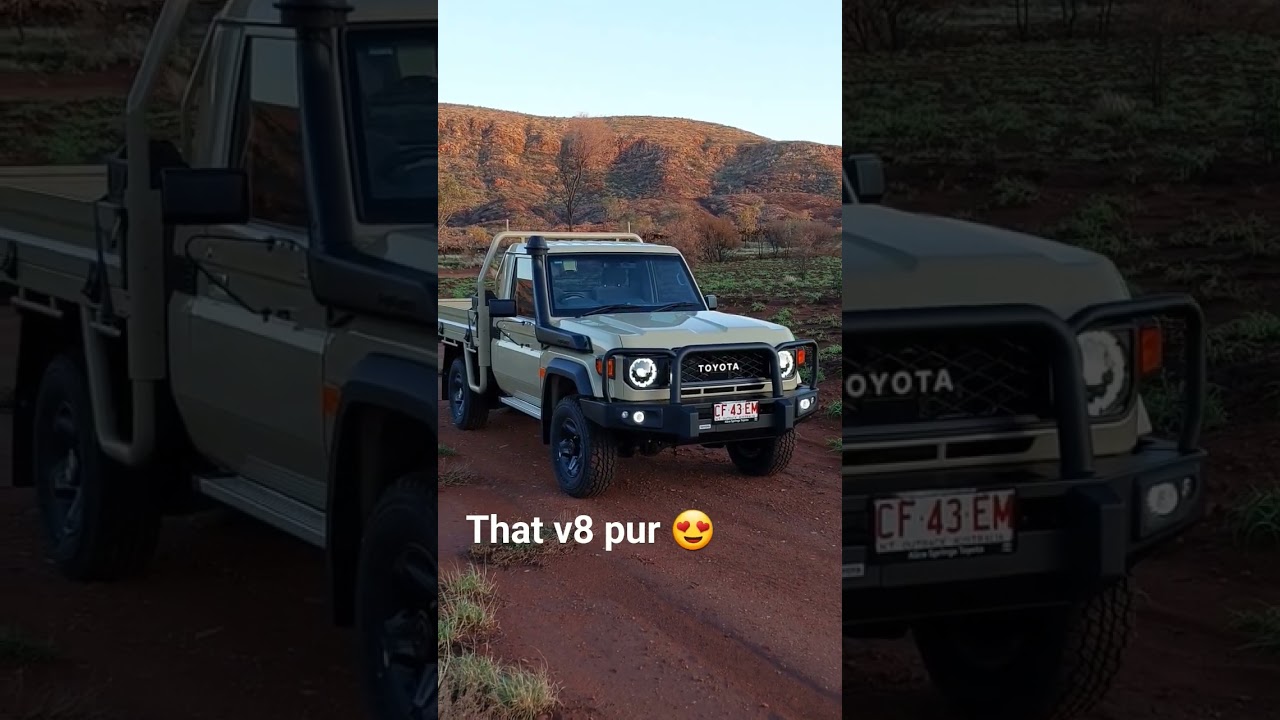 2024 Toyota LandCruiser 70 series #landcruiser #landcruiserv8 #toyota #70series #79series #4wd  #4x4